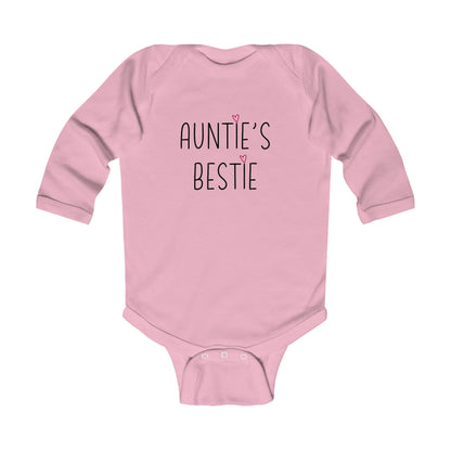 Auntie's Bestie Infant Long Sleeve Bodysuit