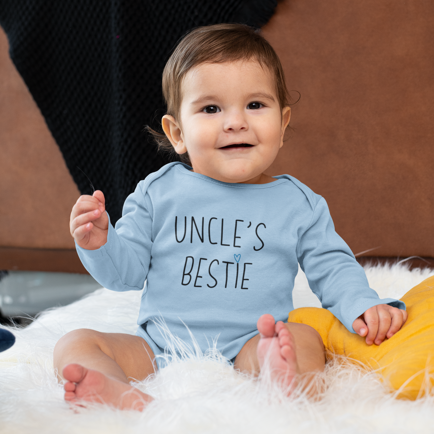 Uncle's Bestie Infant Long Sleeve Bodysuit