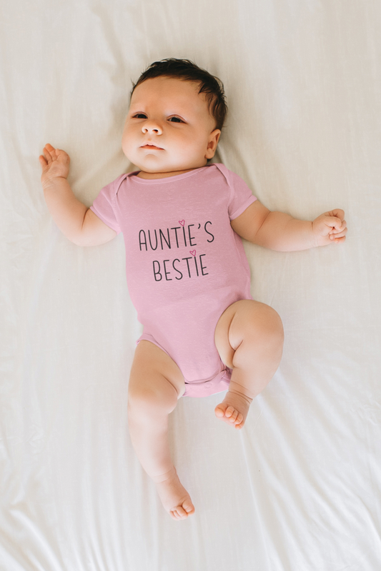 Auntie's Bestie Infant Short Sleeve Bodysuit