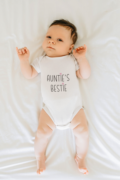 Auntie's Bestie Infant Short Sleeve Bodysuit